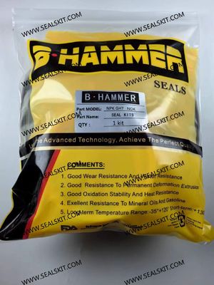 ราคาดี NPK GH 7 ไฮดรอลิก Breaker Seal Kit ความต้านทานความดัน Hammer Seal Kit กว้าง 116MM ออนไลน์