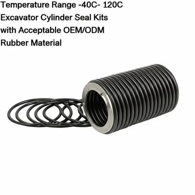 ราคาดี Temperature Range -40C- 120C Excavator Cylinder Seal Kits with Acceptable OEM/ODM and Rubber Material ออนไลน์